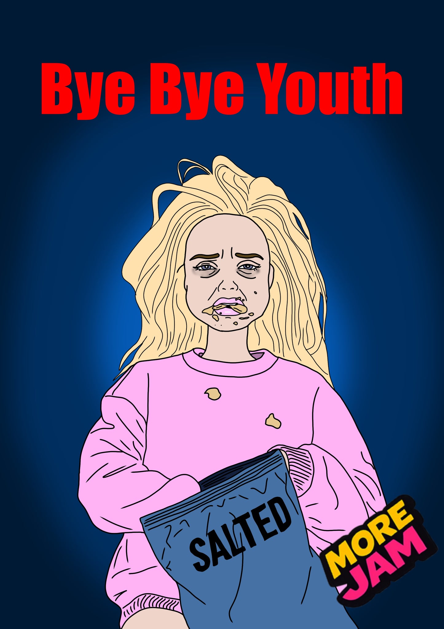 Bye bye youth | Funny Birthday Card | More Jam