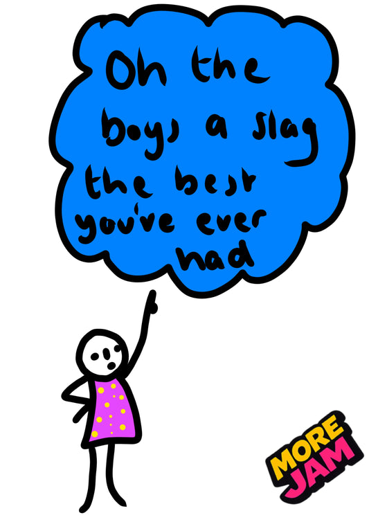 Fluorescent Adolescent Card| Funny Birthday Card | More Jam