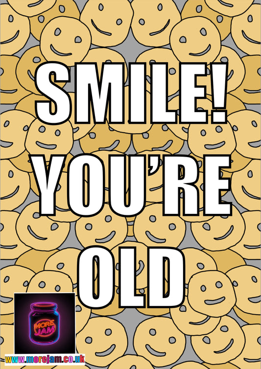 Any Occasion Card Potato Smiley! Oldness