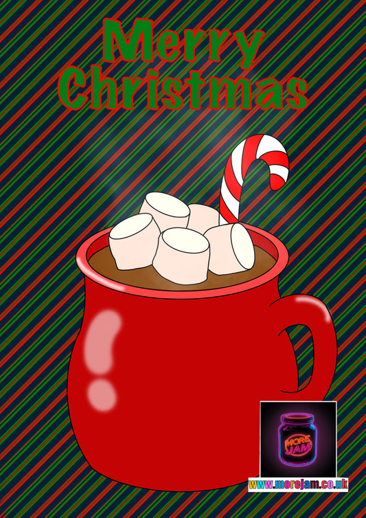 Christmas Card Freddy Hot Chocolate