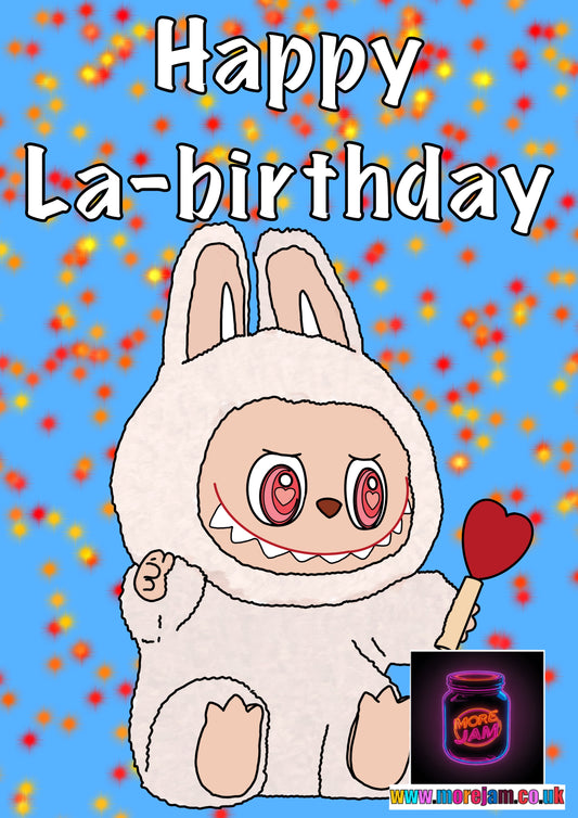 Birthday Card Labubu