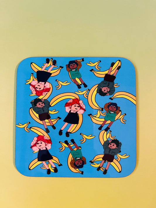 Falling Tots High Gloss Coaster Limited Edition