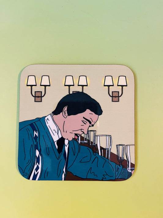 Alan Partridge High Gloss Coaster