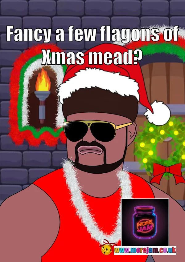 Ibiza Final Boss | Funny Christmas Card | More Jam