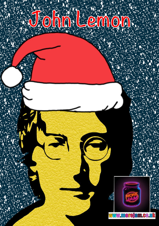 John Lennon Lemon | Funny Christmas Card | More Jam
