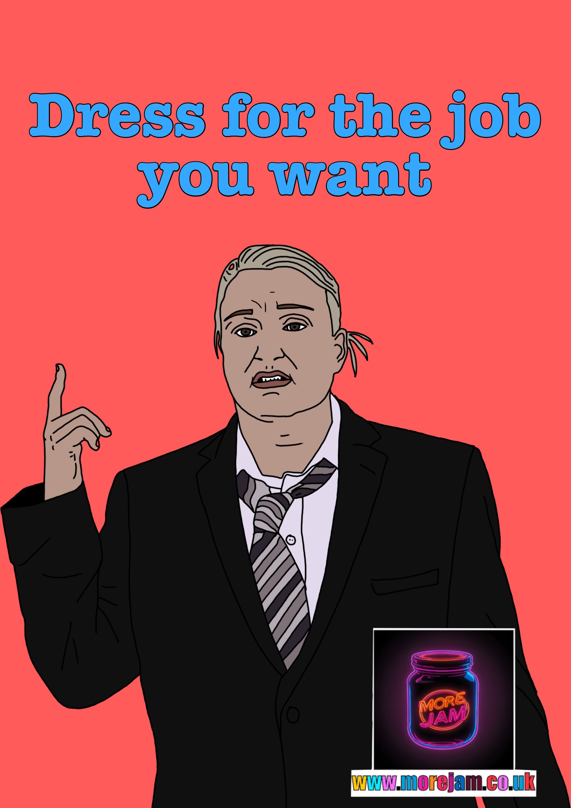 Kerry Mucklowe Dress For The Job You Want This Country Birthday Card - More jam