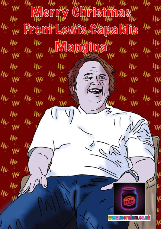 Lewis Capaldis Mangina | Funny Christmas Card | More Jam
