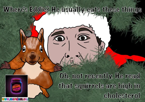 National Lampoon Squirrels | Funny Christmas Card | More Jam
