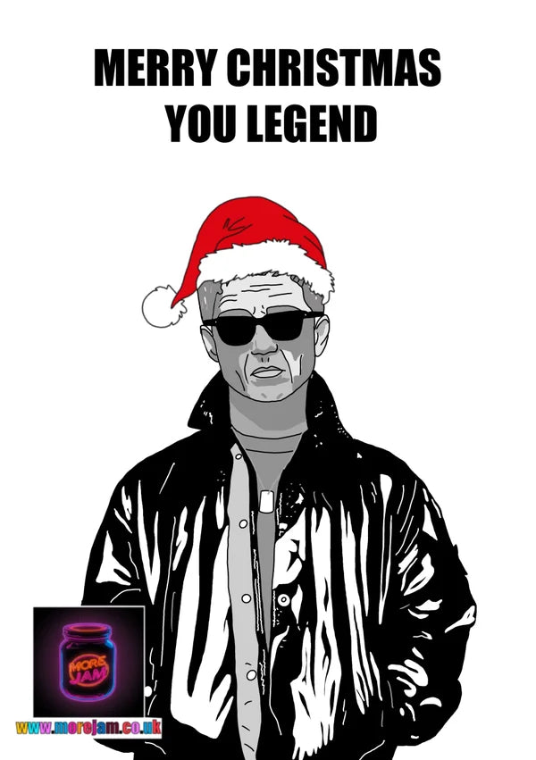 Noel Gallagher You Legend | Funny Christmas Card | More Jam