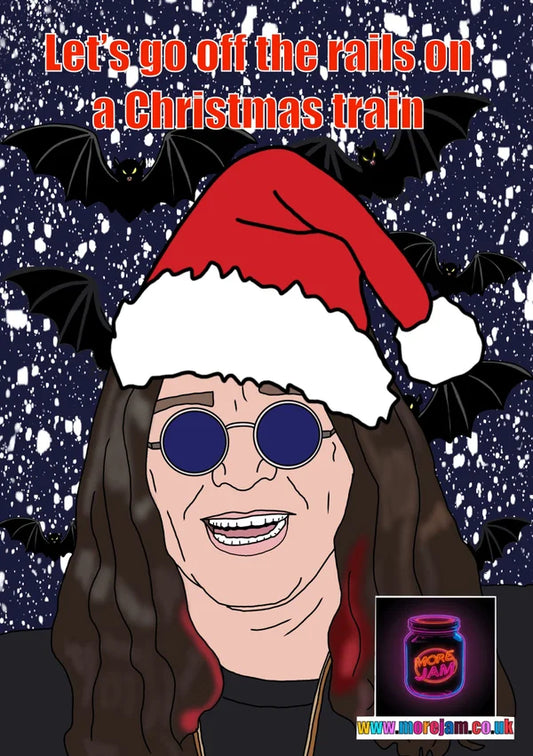 Ozzy Osbourne | Funny Christmas Card | More Jam