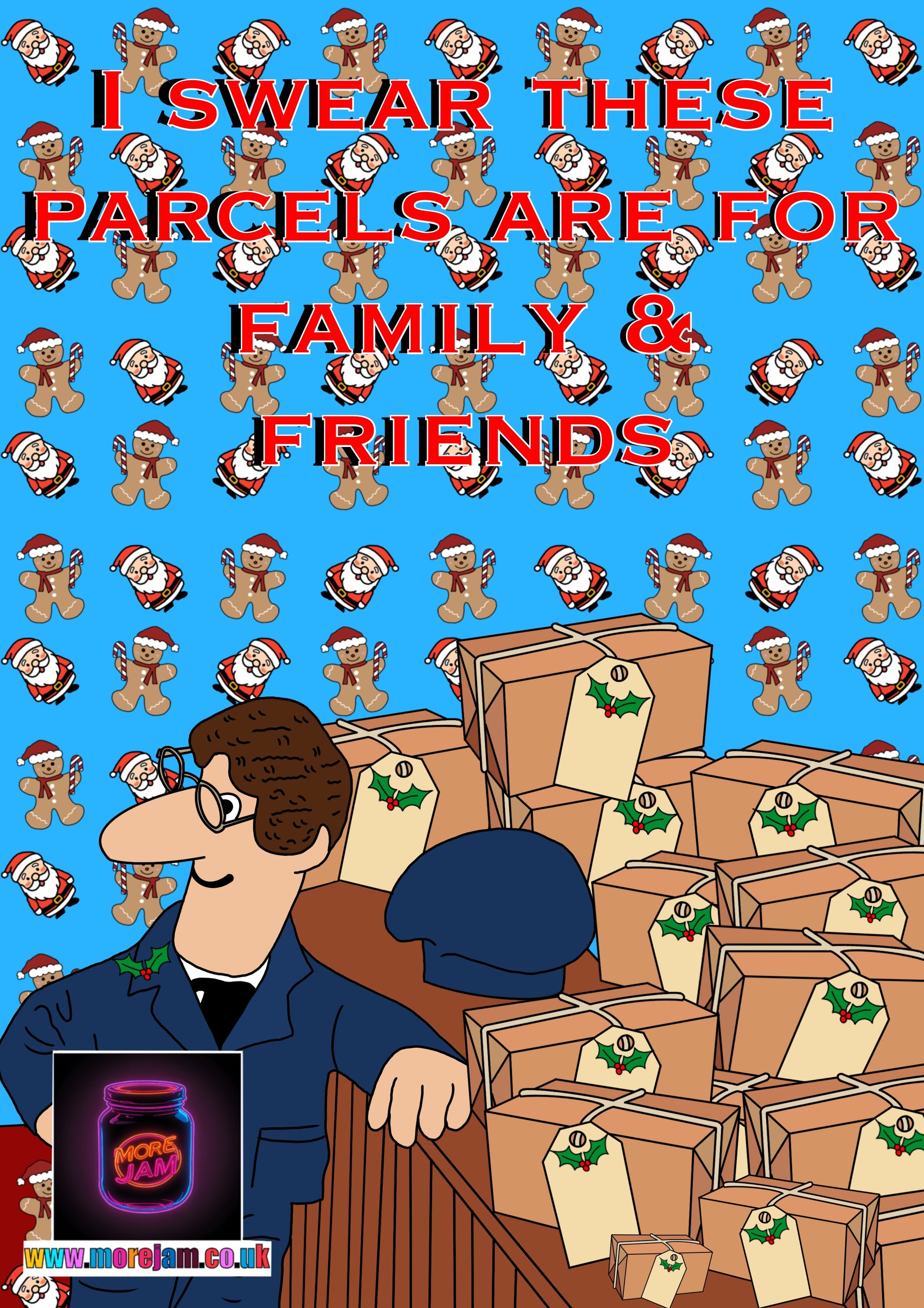 Postman Pat | Funny Christmas Card | More Jam