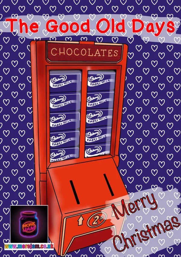 Retro Chocolate | Funny Christmas Card | More Jam