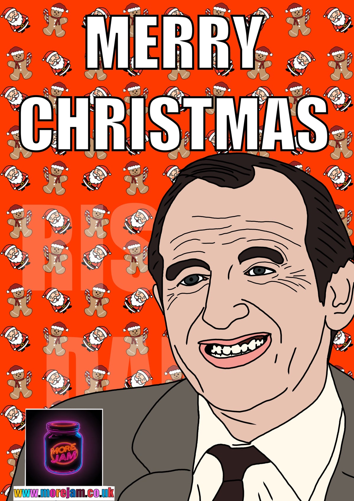 Rising Damp Rigsby |Funny Christmas Card | More Jam