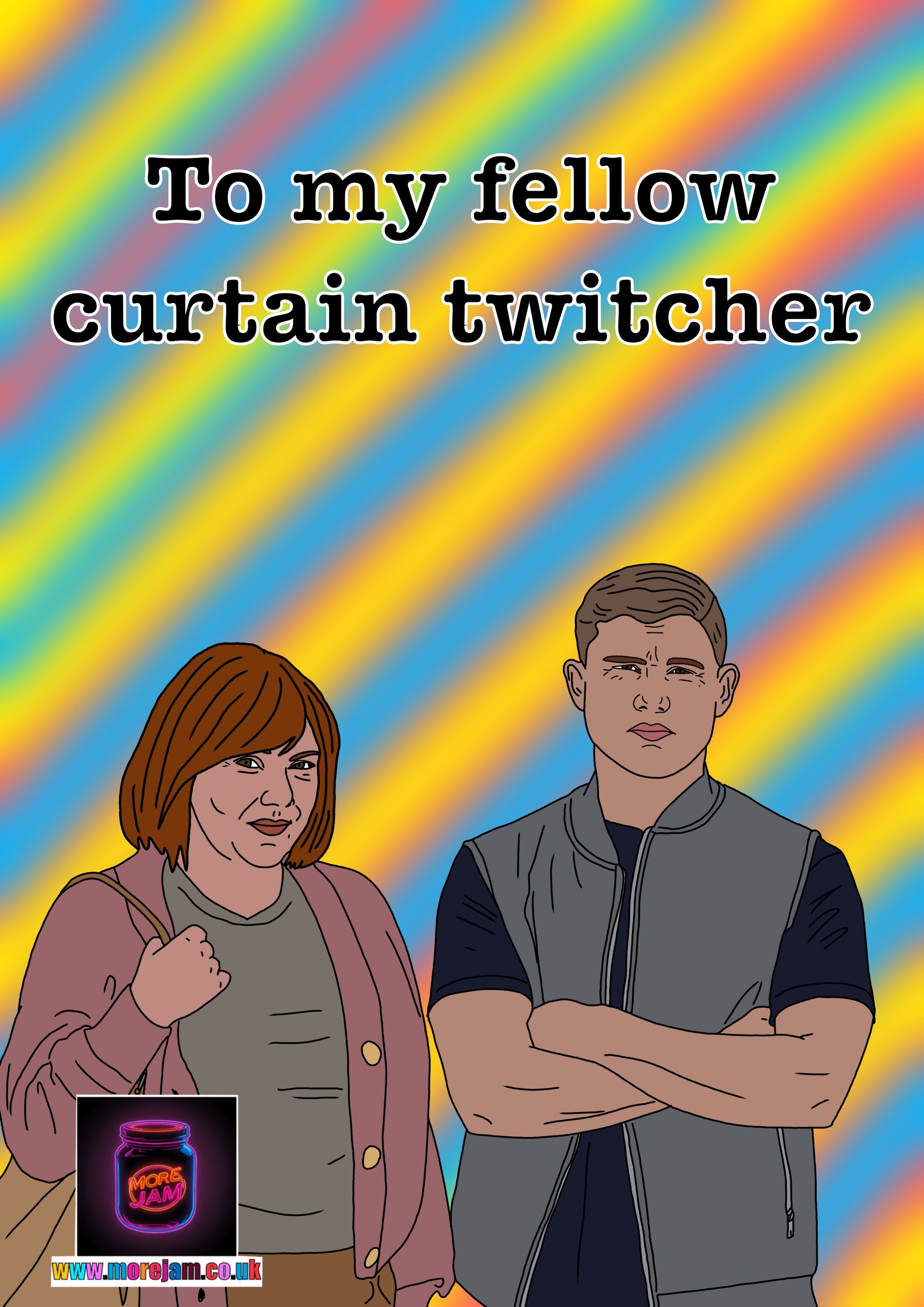 Small Prophets - Funny BBC Birthday Card More Jam