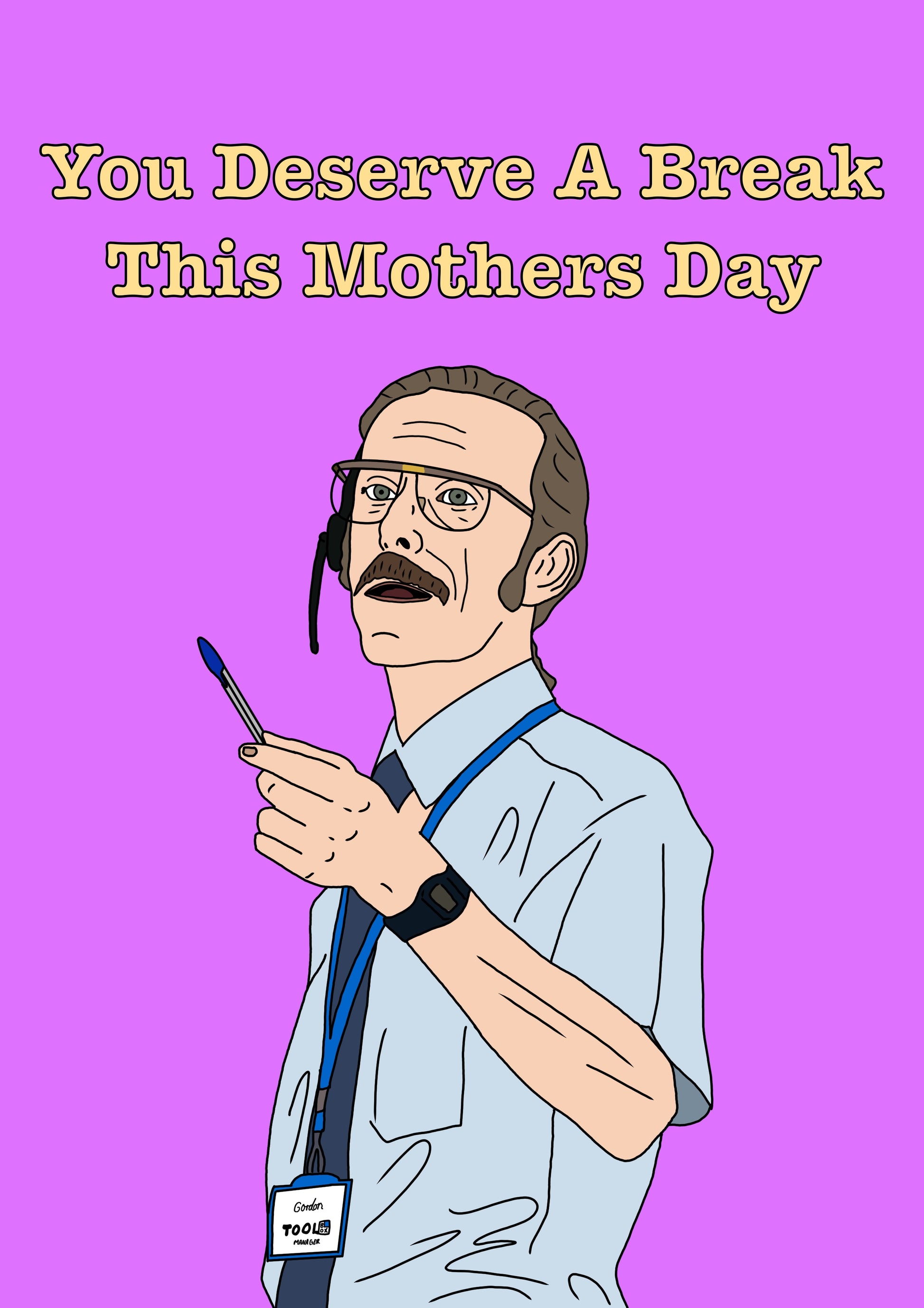 Small Prophets Deserve A Break Mothers Day Card | BBC Comedy Series More Jam