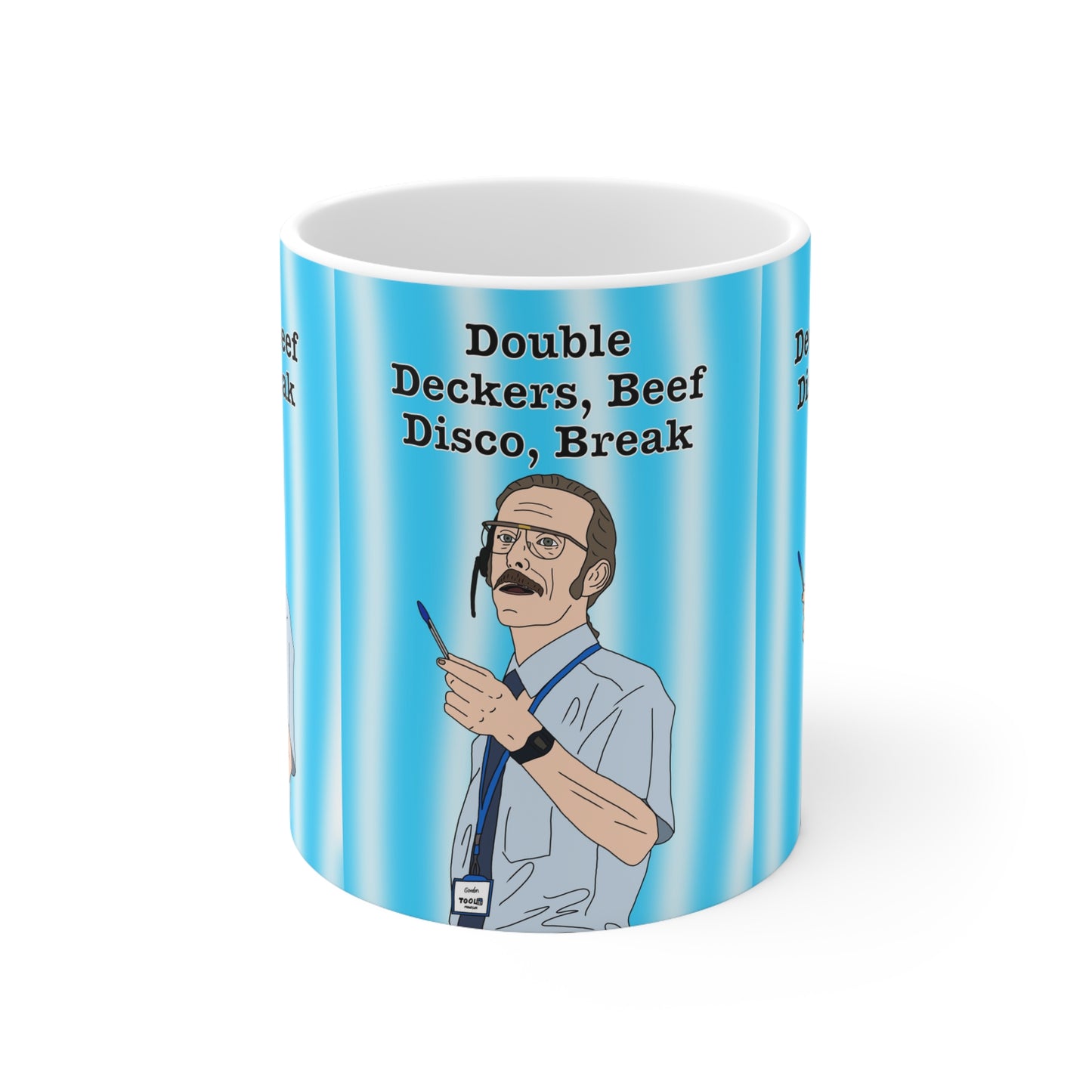 Small Prophets Gordon "Double Deckers, Beef Disco, Break" BBC Comedy Mug