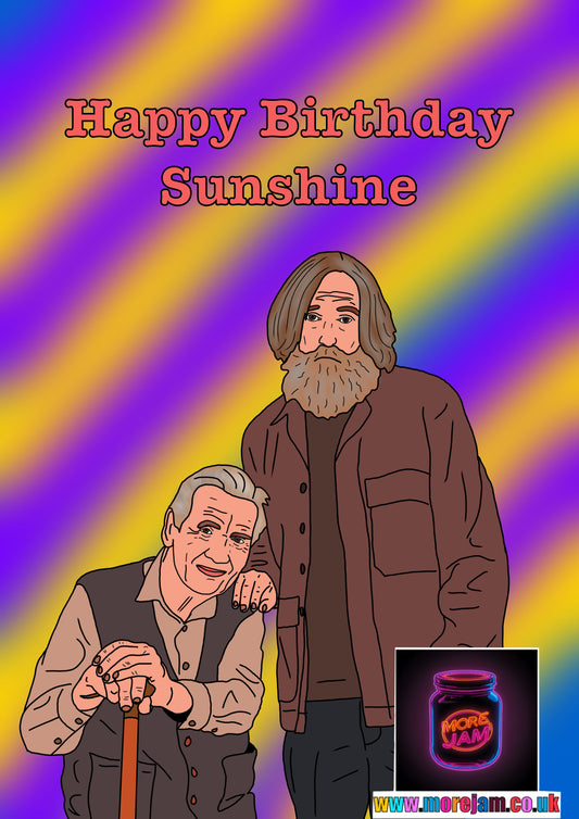 Small Prophets Michael & Brian "Happy Birthday Sunshine"  - Funny Birthday Card More Jam