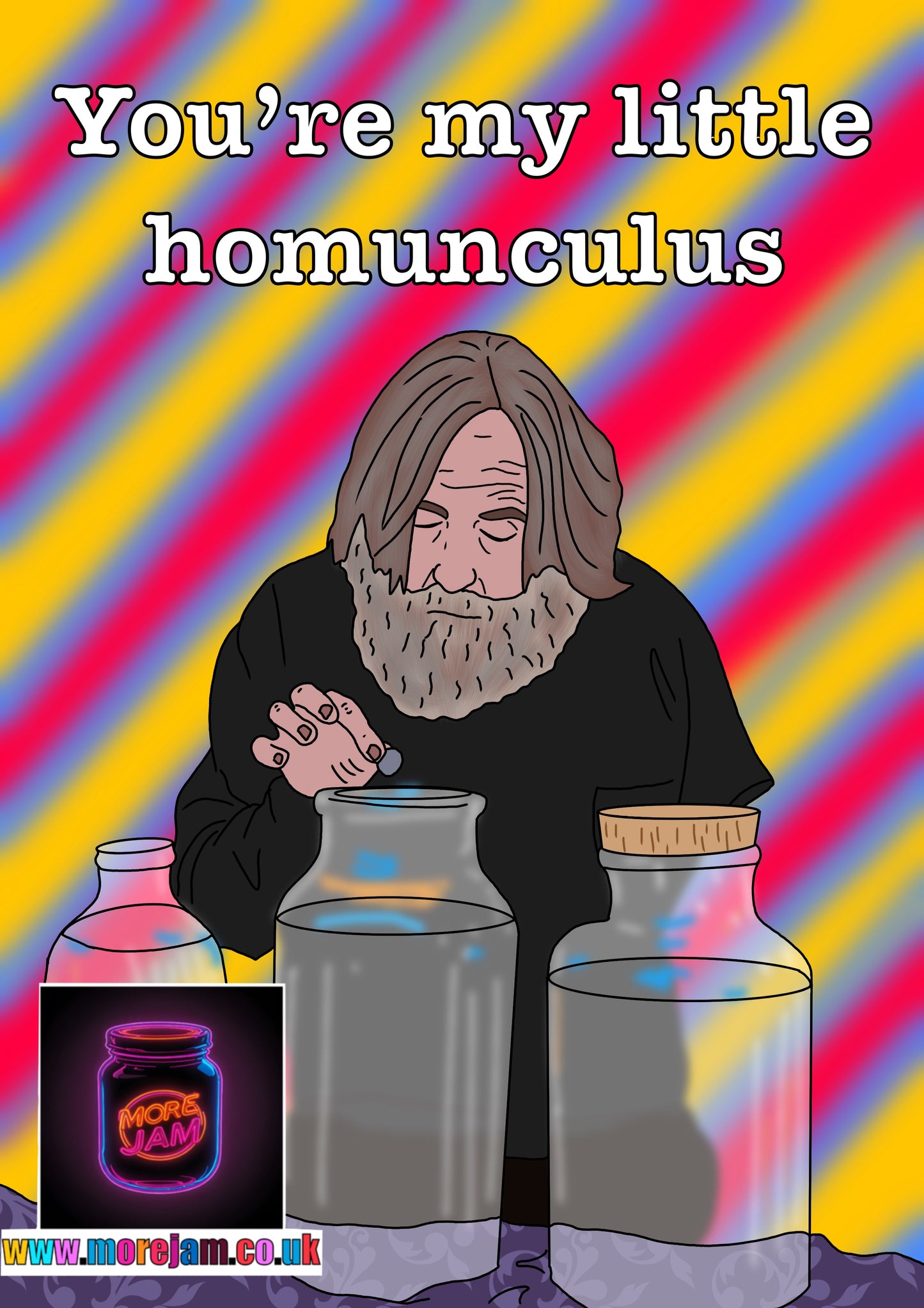 Small Prophets Occasion Card Michael My Little Homunculus - Funny BBC Comedy