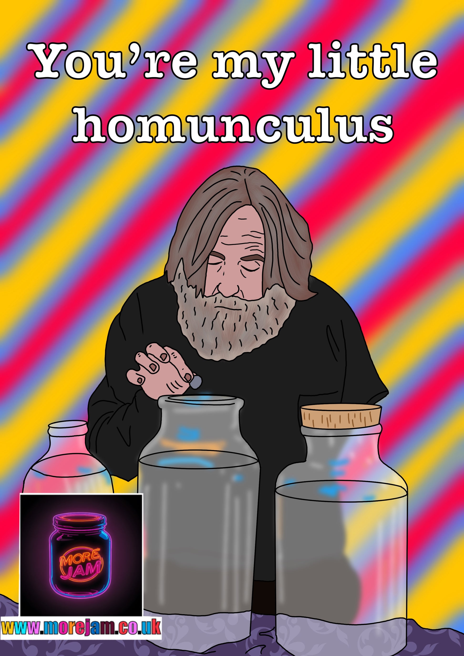 Small Prophets Occasion Card Michael My Little Homunculus - Funny BBC Comedy