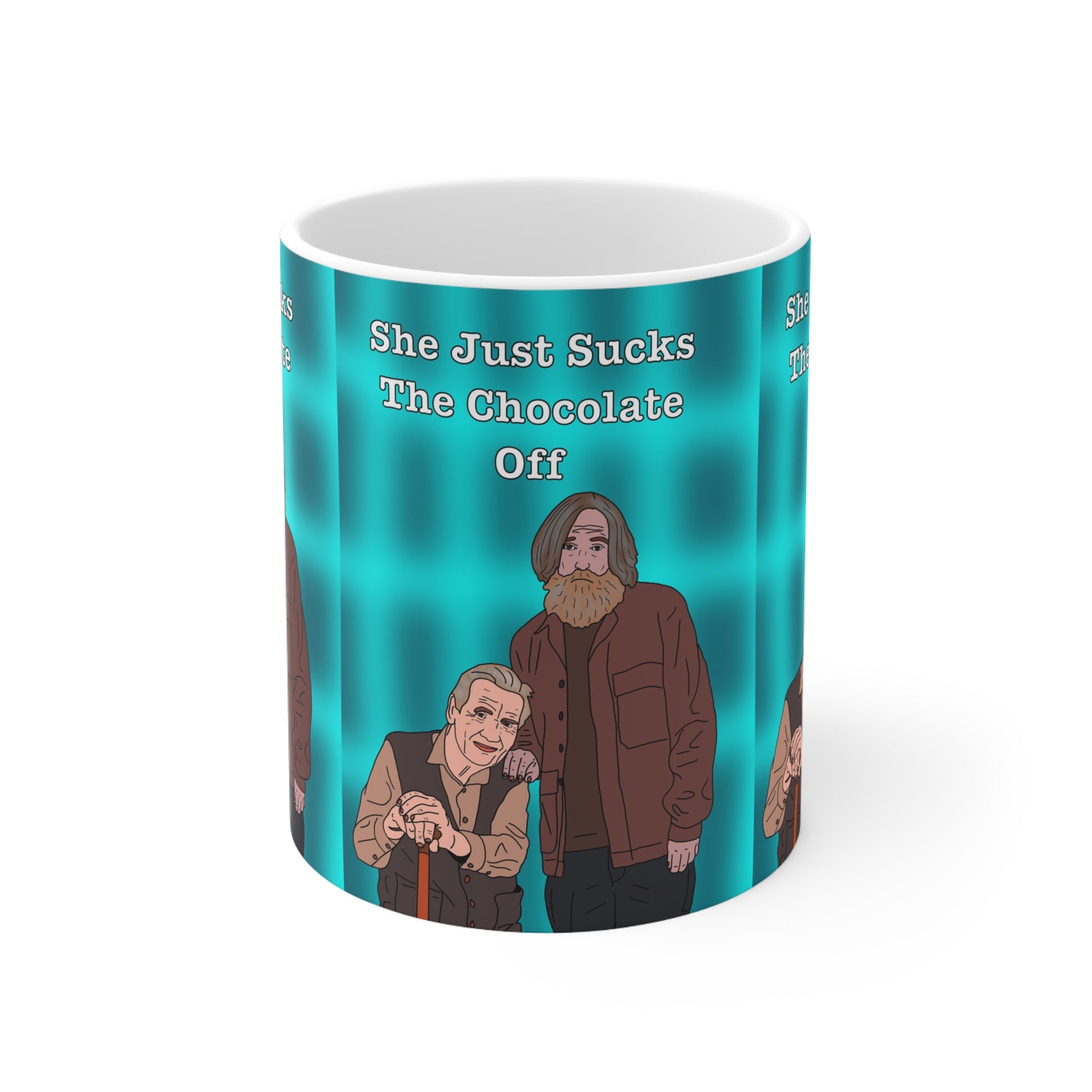 Small Prophets 'She Just Sucks the Chocolate Off' BBC Comedy Mug