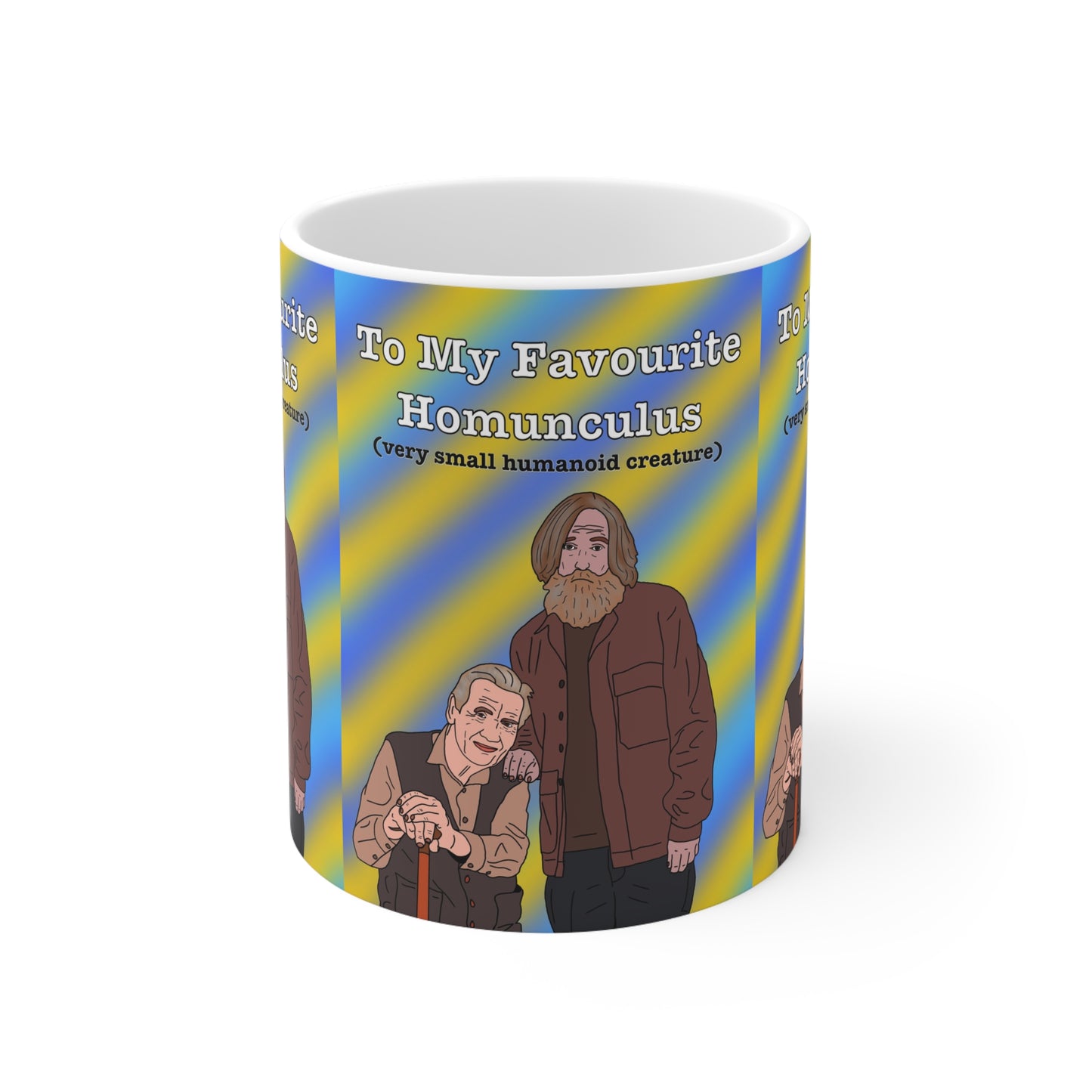 Small Prophets “To My Favourite Homunculus” Michael & Brian BBC Comedy Mug