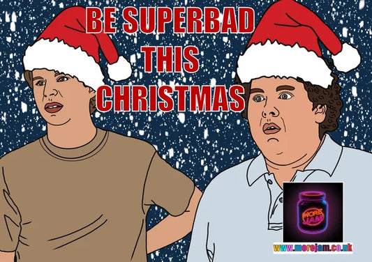 Superbad Be Superbad This Christmas | Funny Christmas Card | More Jam