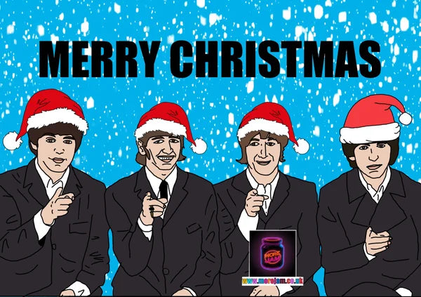 The Beatles | Funny Christmas Card | More Jam