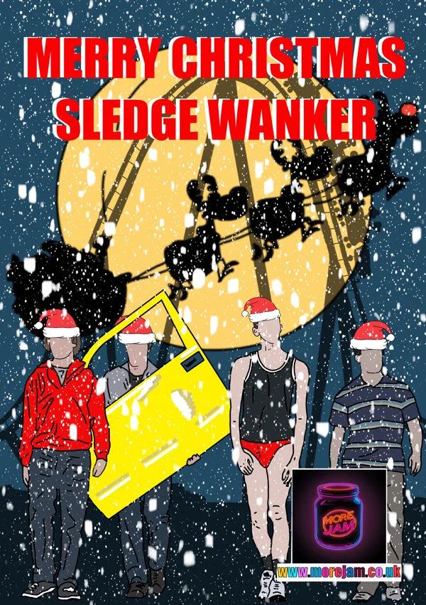 The Inbetweeners Sledge Wanker | Funny Christmas Card | More Jam