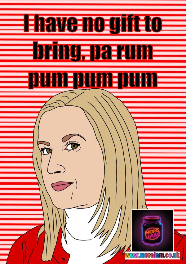 The Office US Angela Little Drummer Boy | Funny Christmas Card | More Jam