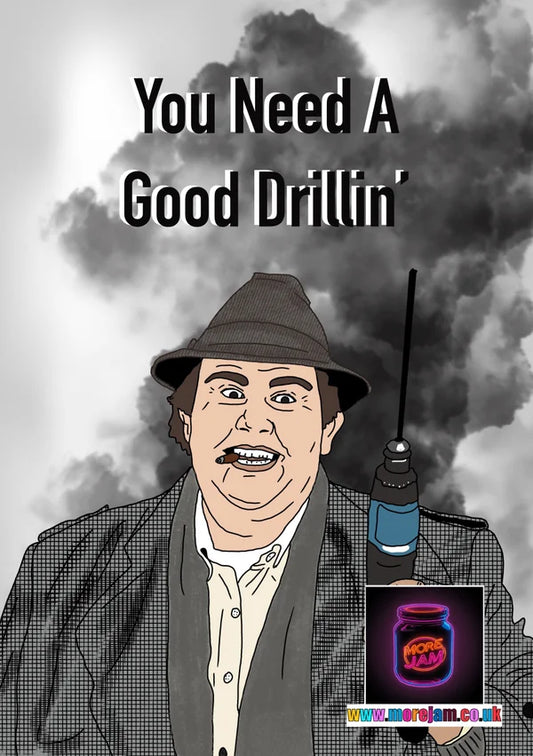 Uncle Buck A Good Drillin' | Funny Christmas Card | More Jam
