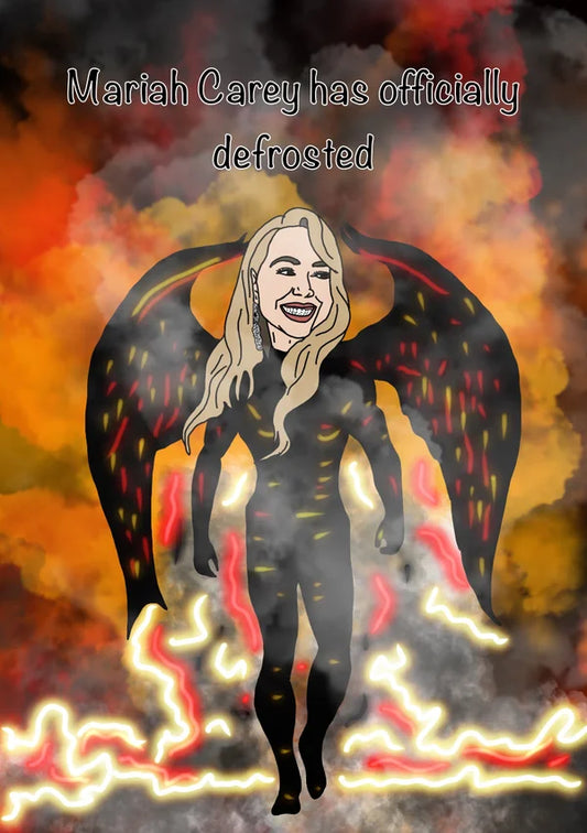 Christmas Card Mariah’s Defrosted | More Jam