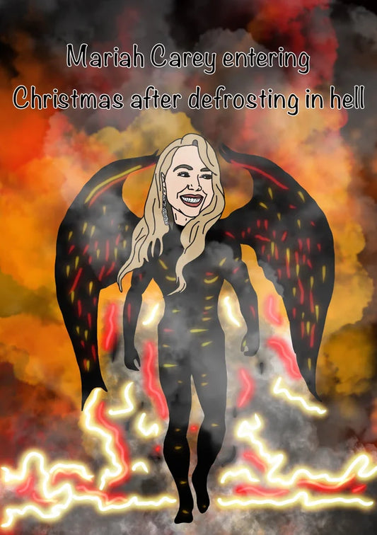 Christmas Card Mariah Carey Defrost | More Jam