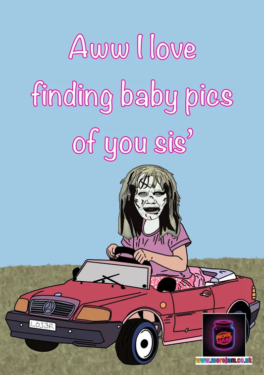 Any Occasion Card Exorcist Sister | More Jam