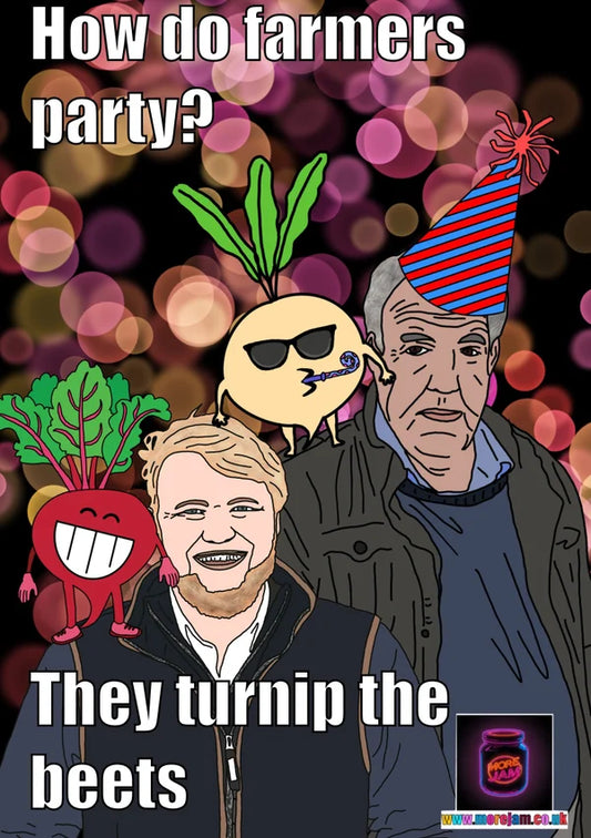 Farmers Party Card | More Jam