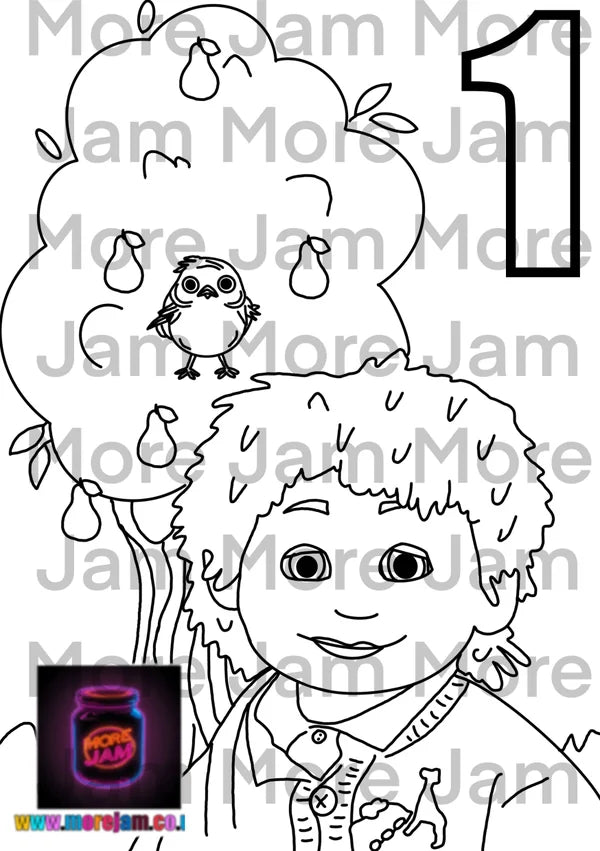 12 Days Of Christmas Colouring Book 50 only