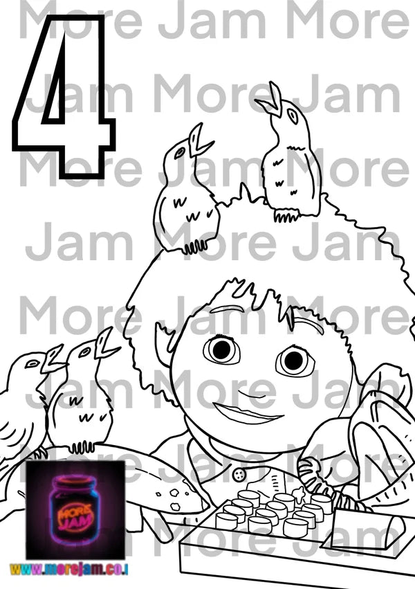 12 Days Of Christmas Colouring Book 50 only