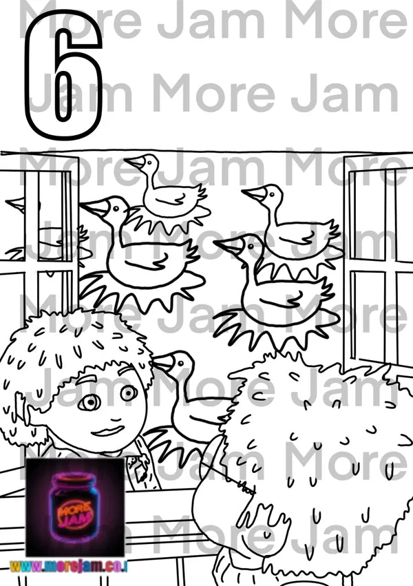 12 Days Of Christmas Colouring Book 50 only