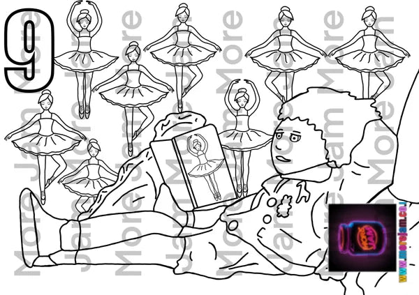 12 Days Of Christmas Colouring Book 50 only