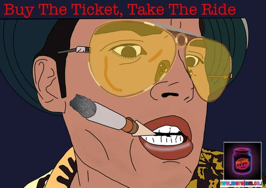 Buy the Ticket, Take the Ride | Fear and Loathing in Las Vegas Card | More Jam
