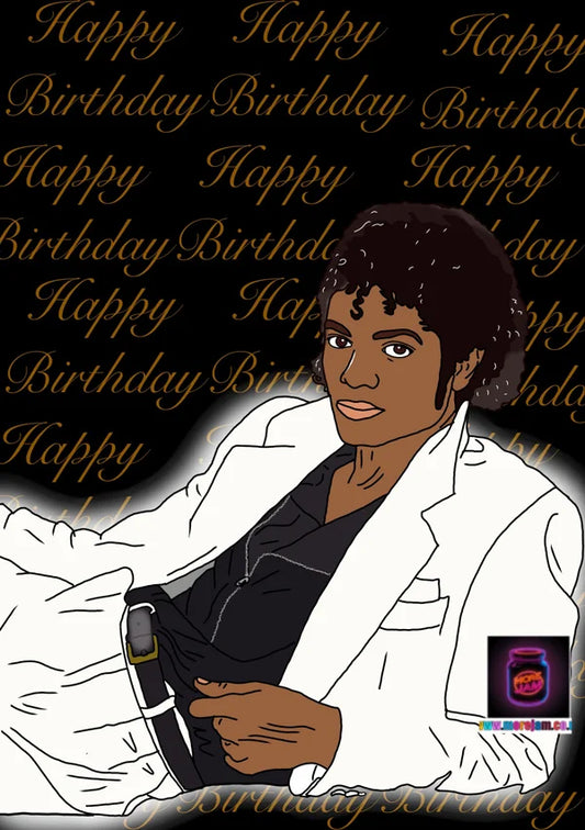 Birthday Card Michael Jackson | More Jam