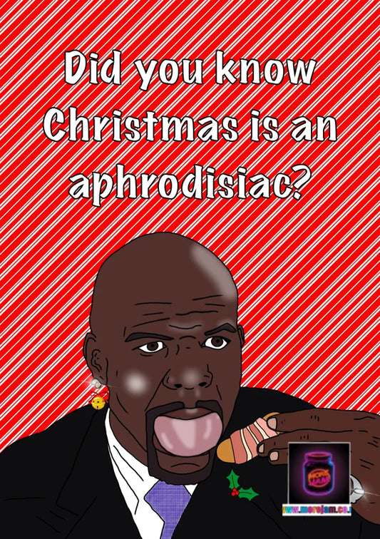Christmas Aphrodisiac | Terry Crews White Chicks Christmas Card | More Jam