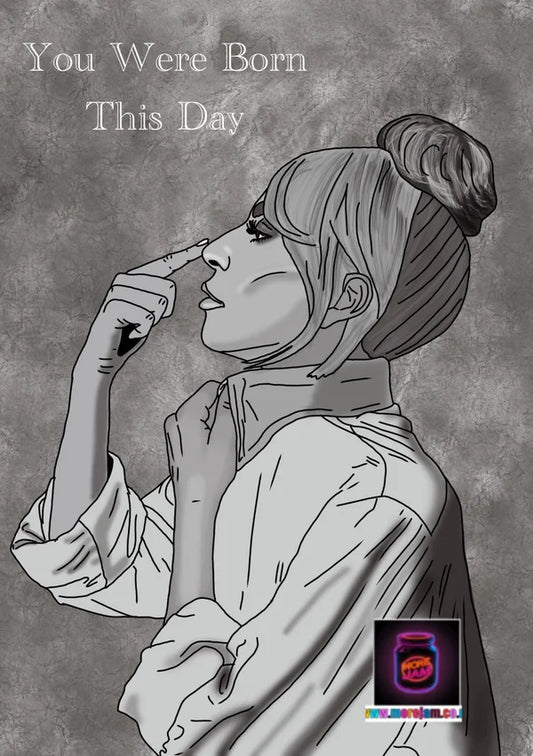 Born This Way | Lady GaGa Birthday Card | More Jam