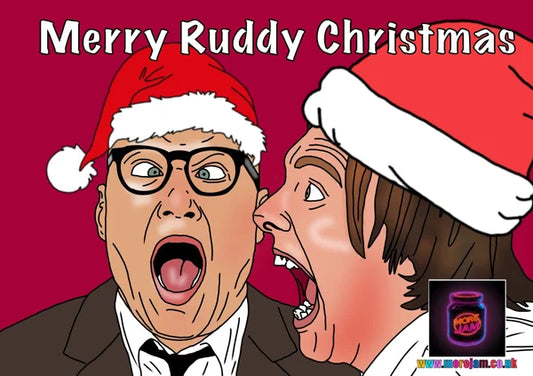 Merry Ruddy Christmas | Bottom Christmas Card | More Jam