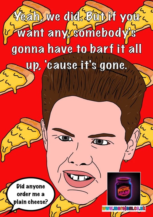 Somebody's Gonna have to Barf it all Up| Home Alone Christmas Card | More Jam