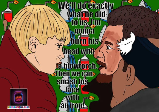 Smash his Face with an Iron! | Home Alone Christmas Card | More Jam