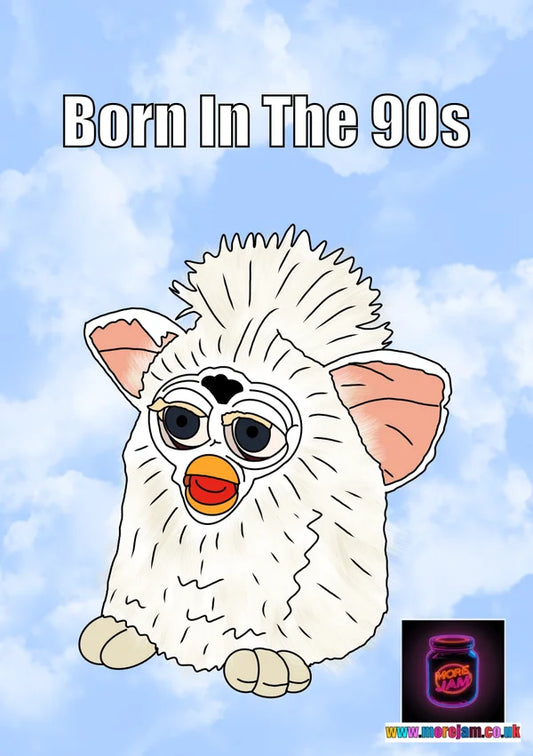 Birthday Card 90s Furby | More Jam