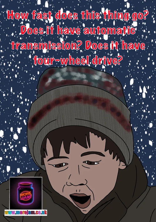 Does it have a Four-Wheel Drive? | Mitch Murphy Home Alone Christmas Card | More Jam