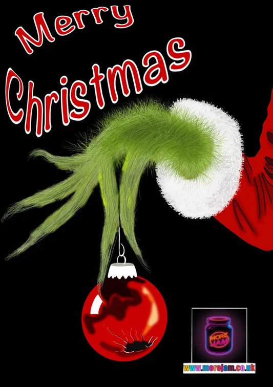 Christmas Card The Grinch | More Jam