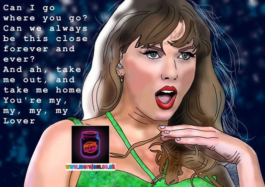 Lover | Taylor Swift Card | More Jam