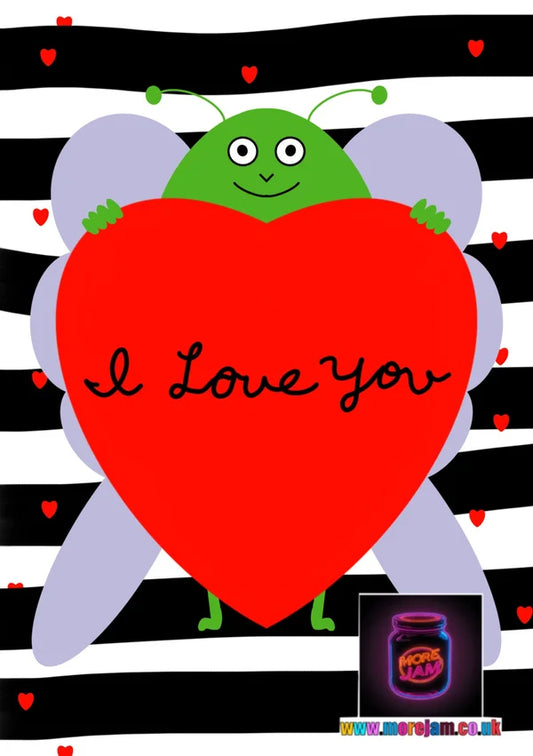 Love Bug | Cute Valentine's Day Card | More Jam